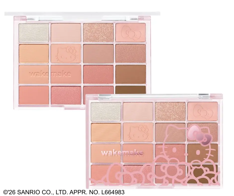 【wakemake（ウェイクメイク）】から、ハローキティとコラボした大人かわいい限定コスメを、2月23日(月)よりQoo10にて先行発売中 画像 7