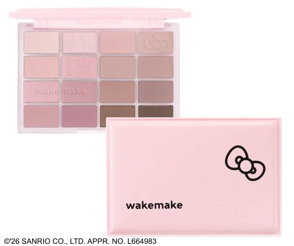 【wakemake（ウェイクメイク）】から、ハローキティとコラボした大人かわいい限定コスメを、2月23日(月)よりQoo10にて先行発売中 画像 9