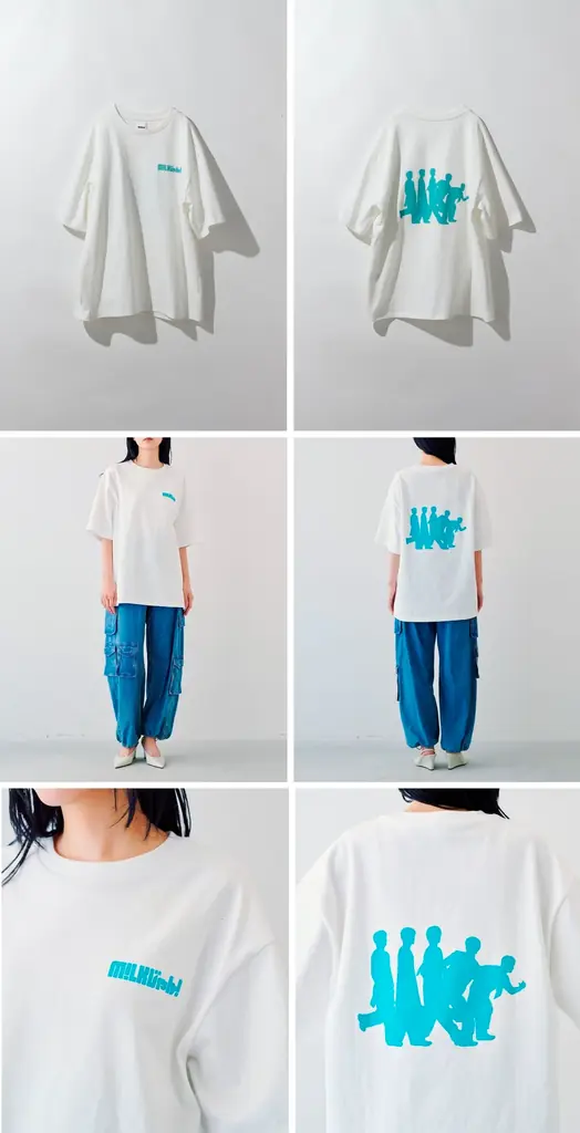 【フェリシモが朝日放送テレビ『M!LKじゃん!』の衣装を制作】M!LKメンバーのこだわりがつまった番組衣装のミルクカラーのパーカーとTシャツが数量限定で発売開始 画像 4