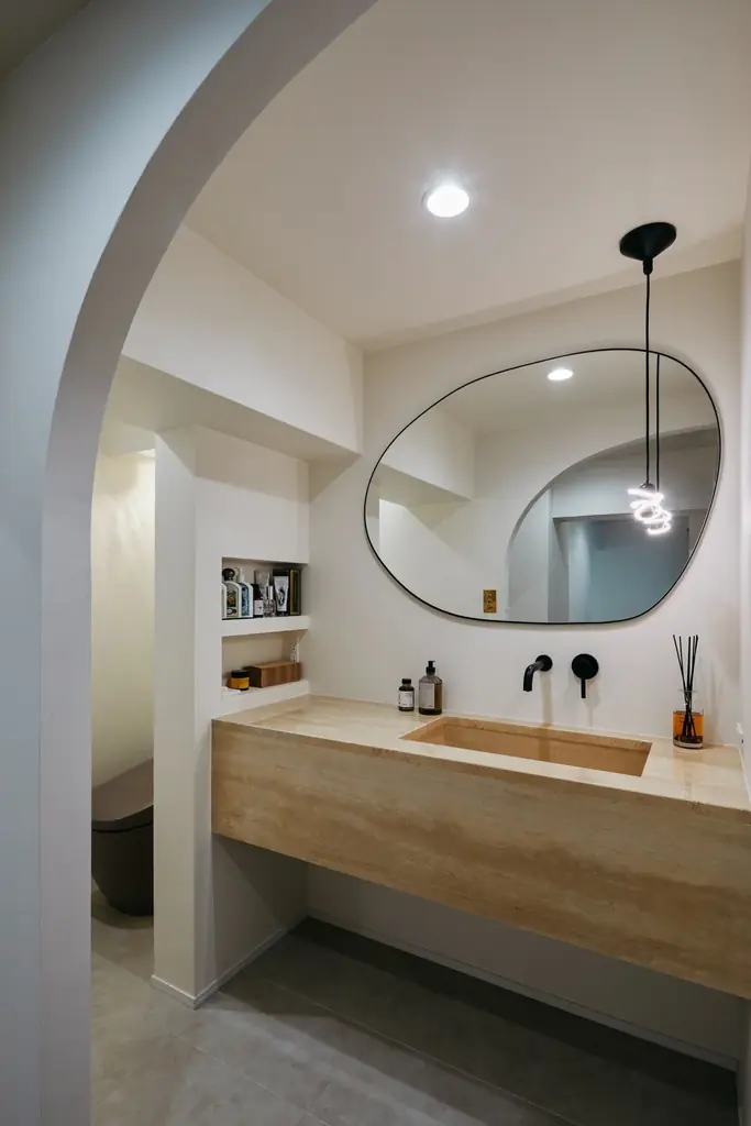 “築44年”のマンションがここまで変わる。チェック柄の土間とアーチが迎える、インテリア主役のマンションリノベ見学会を名古屋市天白区で開催 画像 6