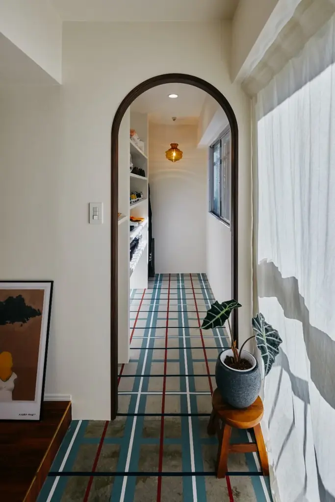 “築44年”のマンションがここまで変わる。チェック柄の土間とアーチが迎える、インテリア主役のマンションリノベ見学会を名古屋市天白区で開催 画像 7