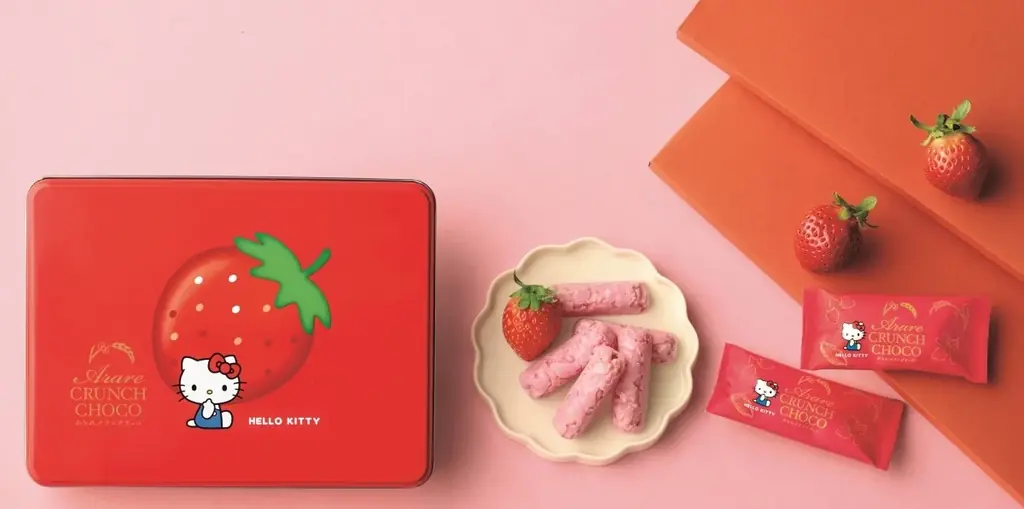 【もち吉】サンリオキャラクターズ×もち吉コラボ”第2弾”ポムポムプリン 缶, ポチャッコ 缶, シナモロール 缶＜新登場＞あられクランチチョコいちご味 ハローキティ 缶 画像 10