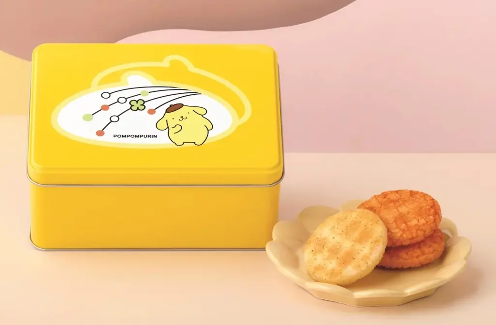 【もち吉】サンリオキャラクターズ×もち吉コラボ”第2弾”ポムポムプリン 缶, ポチャッコ 缶, シナモロール 缶＜新登場＞あられクランチチョコいちご味 ハローキティ 缶 画像 4