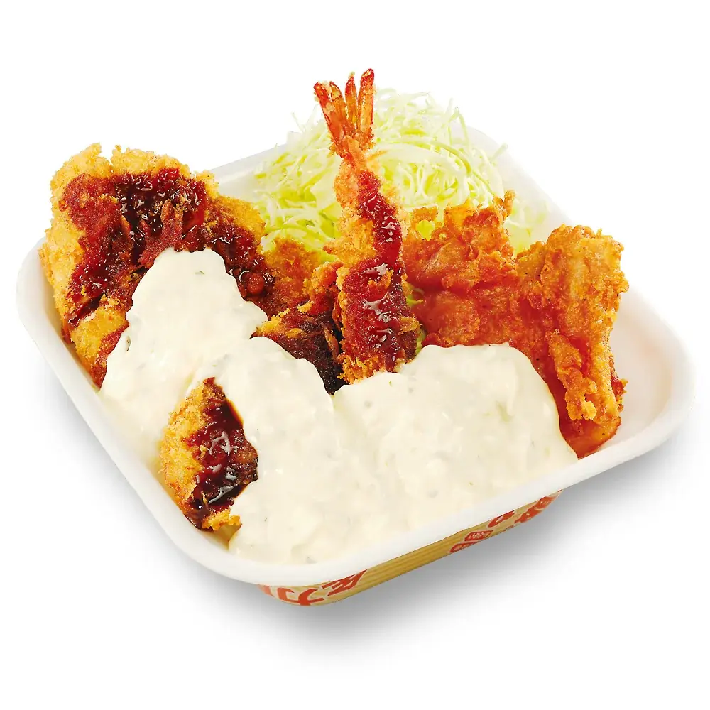 揚げ物×タルタルの最強タッグ！「今日も胃袋を幸せにする」かつやでタルタル盛り揚げ丼新登場！ 画像 4