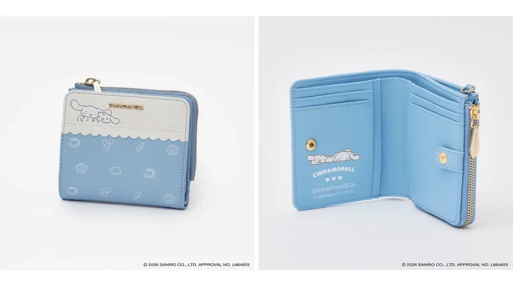 サマンサベガからサンリオキャラクター「シナモロール」と「ポチャッコ」のコラボコレクションが登場♡ 画像 4