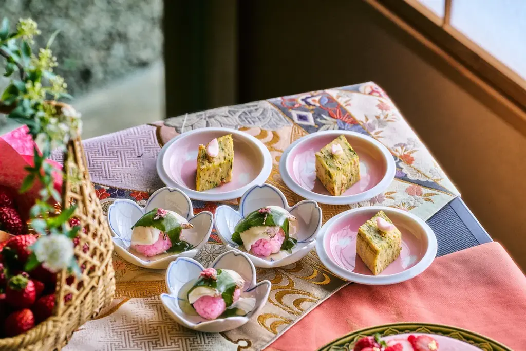 【ヒルトン東京お台場】日本料理「さくら」初開催　春限定 「和×いちご デザートビュッフェ」～日本庭園越しに望む東京湾の景色が彩るティータイム～ 画像 6