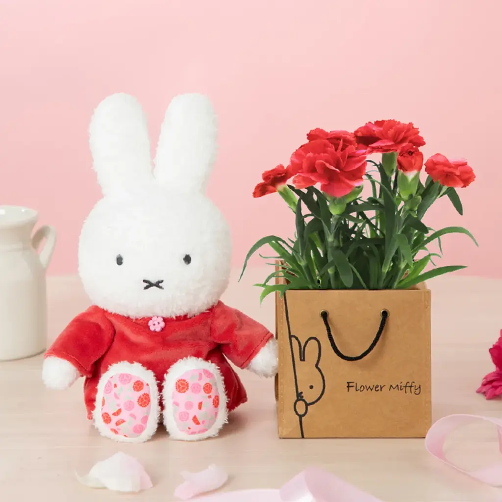 人気絵本ミッフィーのお花屋さん「フラワーミッフィー」にて、母の日の配送フラワーギフトを3月19日(木)より予約受付開始！母の日限定アイテムを含む、日ごろの「ありがとう」を伝えるセット商品 画像 2