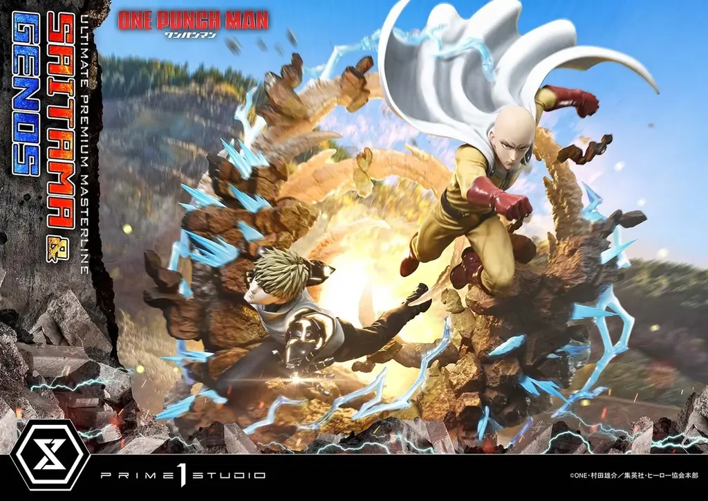 師弟共闘！アニメ『ワンパンマン』から、サイタマ＆ジェノスの1/4スケールスタチューが登場 画像 2