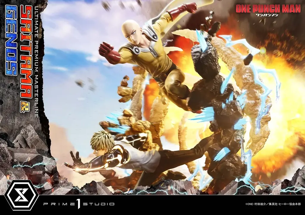 師弟共闘！アニメ『ワンパンマン』から、サイタマ＆ジェノスの1/4スケールスタチューが登場 画像 3