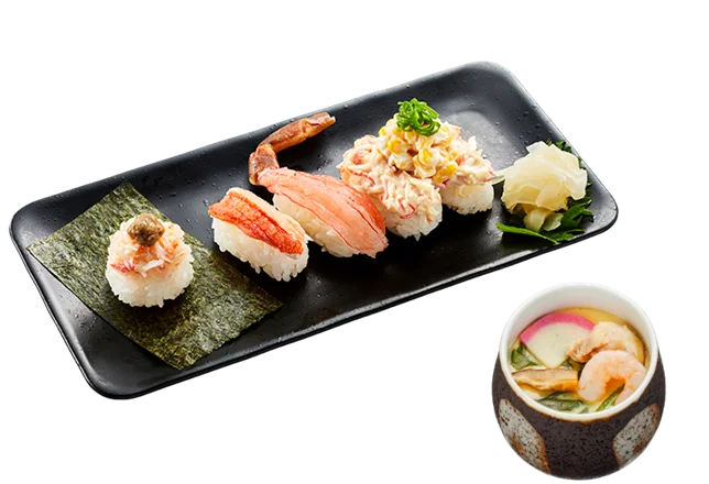 食べ放題メニューになんと「生本ずわい蟹」も登場！２/２６（木）から期間限定で通常７２０円〜の『かっぱの“かに”祭りプレート』に茶わん蒸しがついたセットメニューが、食べ放題メニューに新たに追加！ 画像 2