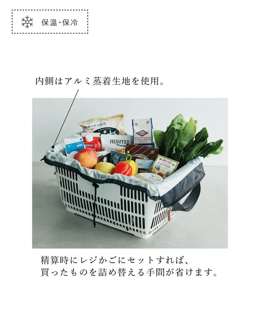 上質な暮らしを提案する「紀ノ国屋」とコラボ　シリーズ累計販売数30万個突破・発売10周年を迎える傑作「レジカゴリュック」など全４アイテムがフェリシモ「ラミプリュス」から新登場 画像 4
