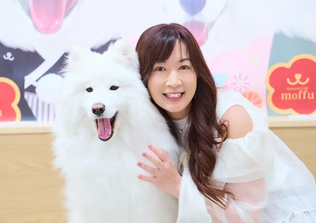 【サモエドカフェmoffu × 17LIVE】渋谷の大型ビジョンに“真っ白な癒やし”が降臨！人気ライバー出演CM放映＆来店促進キャンペーンを2月23日（月）より開始 画像 4