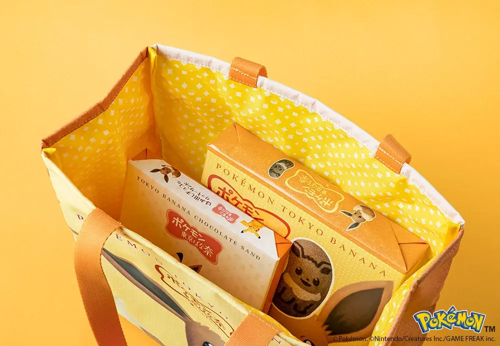 4年ぶりに復活した「イーブイ東京ばな奈」がトートバッグに大変身！ポケモン30周年をいっしょにお祝い 画像 4
