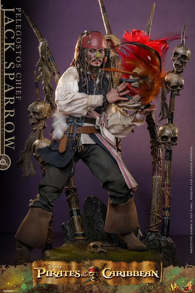 ホットトイズより、ジャック・スパロウの1/6スケールフィギュアが『パイレーツ・オブ・カリビアン／デッドマンズ・チェスト』版で登場！ 画像 7