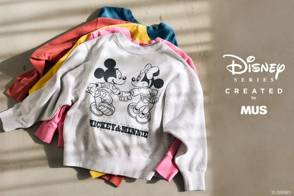 『MUS（エムユーエス）』の「Disney SERIES CREATED by MUS」より描き起こしアートのMM MATCHING OUTFITS COLLECTIONを3月4日(水)より発売開始 画像 1