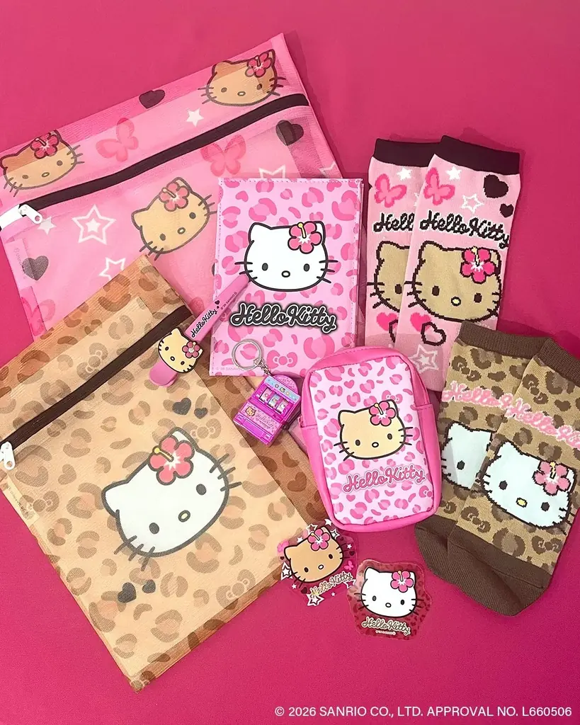 “平成ギャル”モチーフの「ハローキティ」限定アイテムが新登場！サンキューマートより全品390円（税込429円）で3月下旬に新発売 画像 2