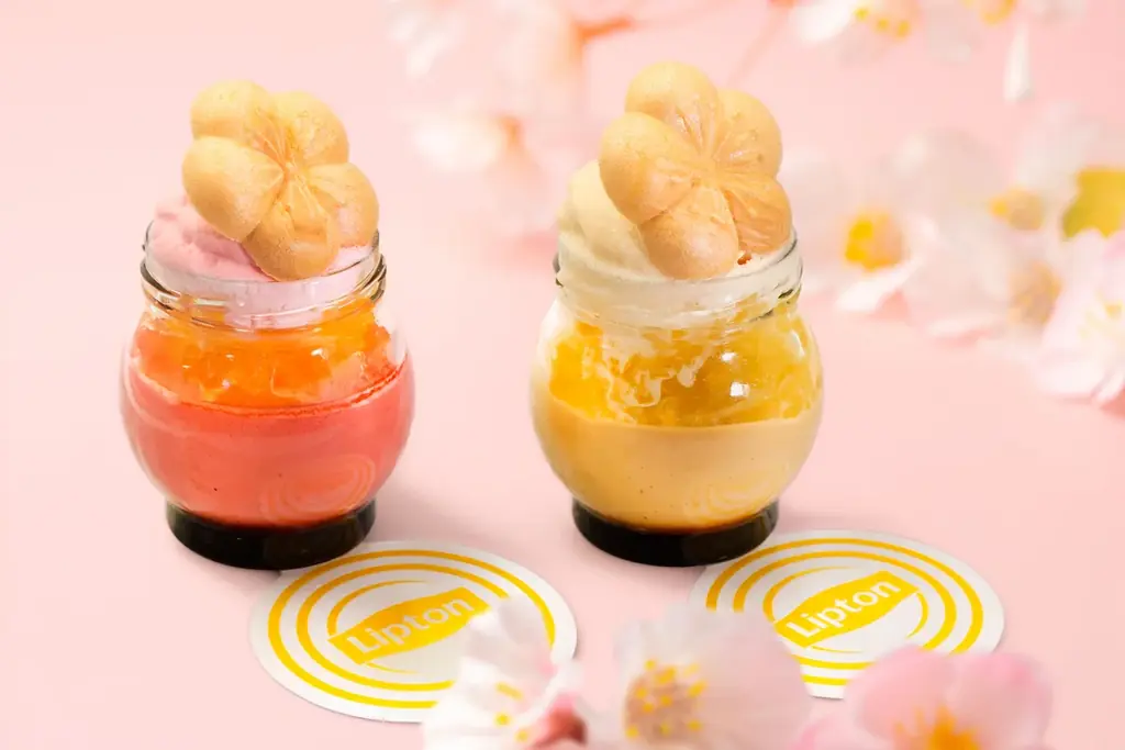 梅酒カクテル専門店「The CHOYA（ザ チョーヤ）銀座BAR」リプトンコラボのミルクティー梅プリン2種を新発売！リプトンカクテルも飲み放題付きアフタヌーンティープランも登場 画像 4