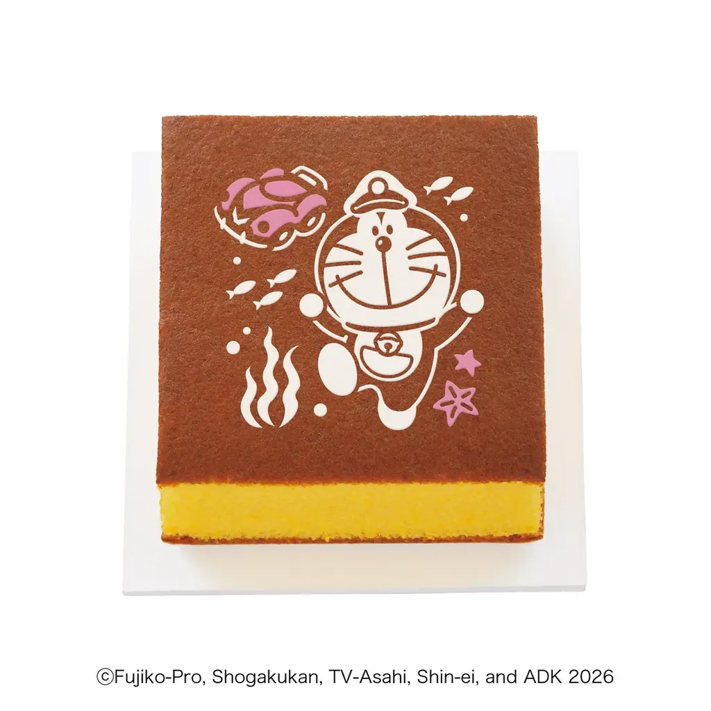 【文明堂】海中ドライブを楽しむドラえもんたちが目印♪「映画ドラえもん 新・のび太の海底鬼岩城」限定デザインのカステラが2月27日から順次販売開始！ 画像 3