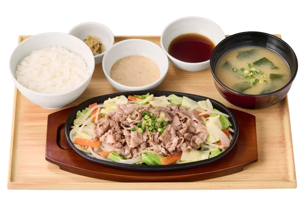 「やよい軒」選べるこだわりの“たれ”で食べる『～1/2日分の野菜※が摂れる～牛焼きしゃぶ定食』発売 画像 2