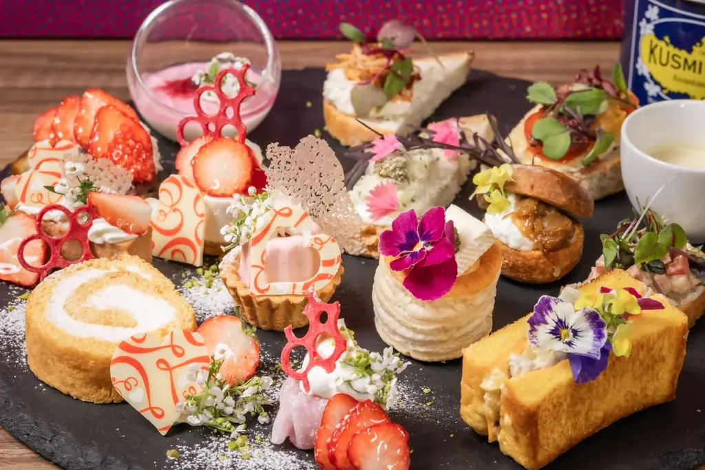 名古屋・ミッドランドスクエア41Fの絶景とともに　桜と春を感じる食材で彩るアフタヌーンティー　春をイメージした「櫻雫パフェ」も登場 画像 2