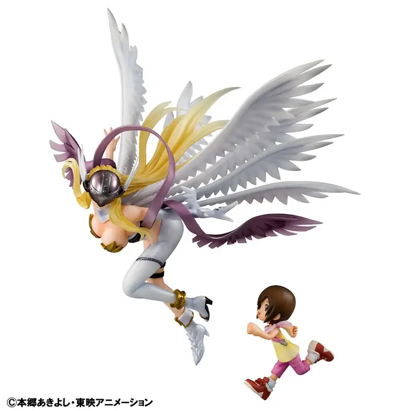 『デジモンアドベンチャー』より、「エンジェウーモン＆八神ヒカリ」フィギュアが再登場。あみあみ含む一部流通限定でご案内中。 画像 3