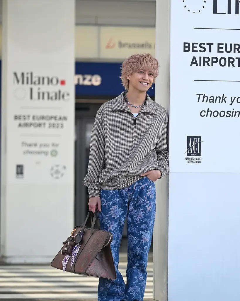 2月26日3時発表｜エトロ秋冬で髙橋海人の空港ルック