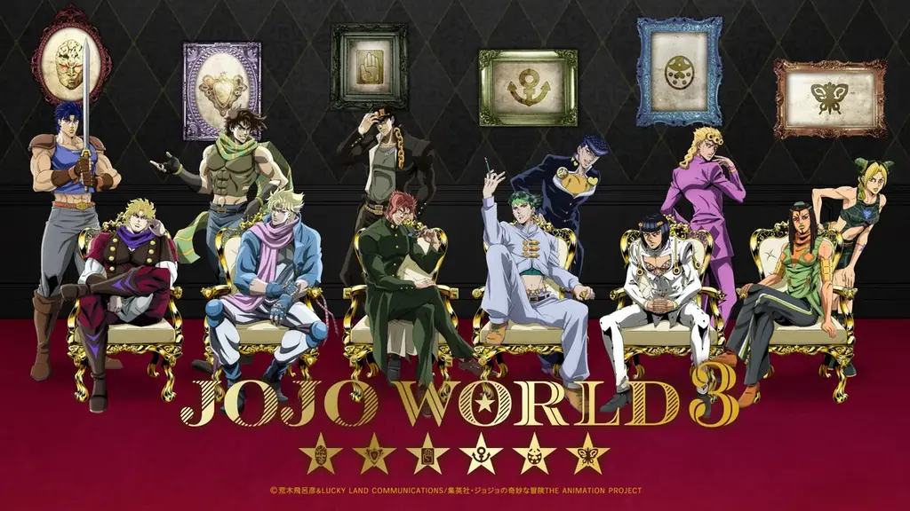 『JOJO WORLD 3』横浜会場　好評につき開催期間を5月10日(日)まで延長！　アニメ『スティール・ボール・ラン ジョジョの奇妙な冒険』新商品も3月7日(土)より順次登場！ 画像 1