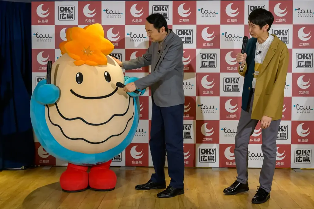 【ひろしまブランドショップ TAU】広島県出身のアンガールズが、かき関連業界にエール！かきグルメ堪能で「うまいでがんす〜！」連発！田中さんの提案で『山根牡蠣』に改名！？ 画像 2