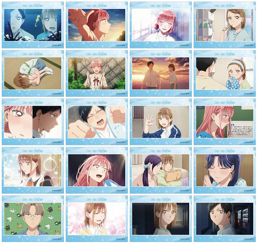 TVアニメ「アオのハコ」より、季節をテーマにしたシリーズ第1弾の新商品が2月28日発売！　「春色」の新規描き下ろしイラストが登場♪　アニメイトでは、特典がもらえるフェアを同日より開催!! 画像 4