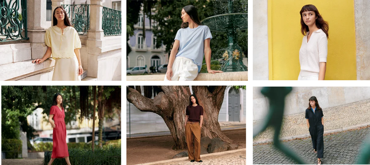 シンプルさとフレンチスタイルが調和したワードローブ　UNIQLO and COMPTOIR DES COTONNIERS　2026年春夏コレクション　2026年3月13日（金）発売 画像 4