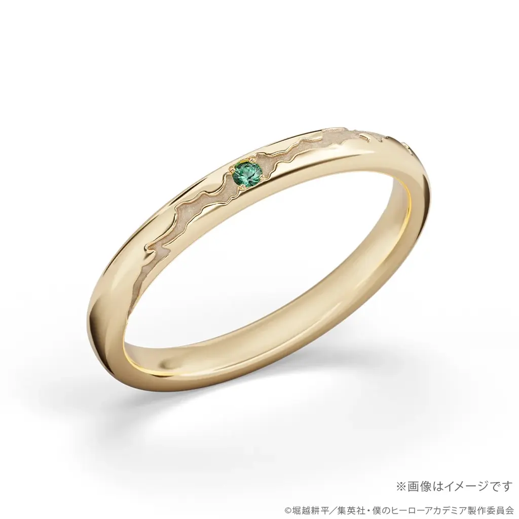 アニメ『僕のヒーローアカデミア』“個性”をモチーフにしたカラーストーンリング。緑谷出久、爆豪勝己、轟焦凍、オールマイト、死柄木弔、荼毘の全6種類 画像 3