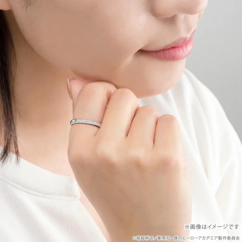アニメ『僕のヒーローアカデミア』“個性”をモチーフにしたカラーストーンリング。緑谷出久、爆豪勝己、轟焦凍、オールマイト、死柄木弔、荼毘の全6種類 画像 4