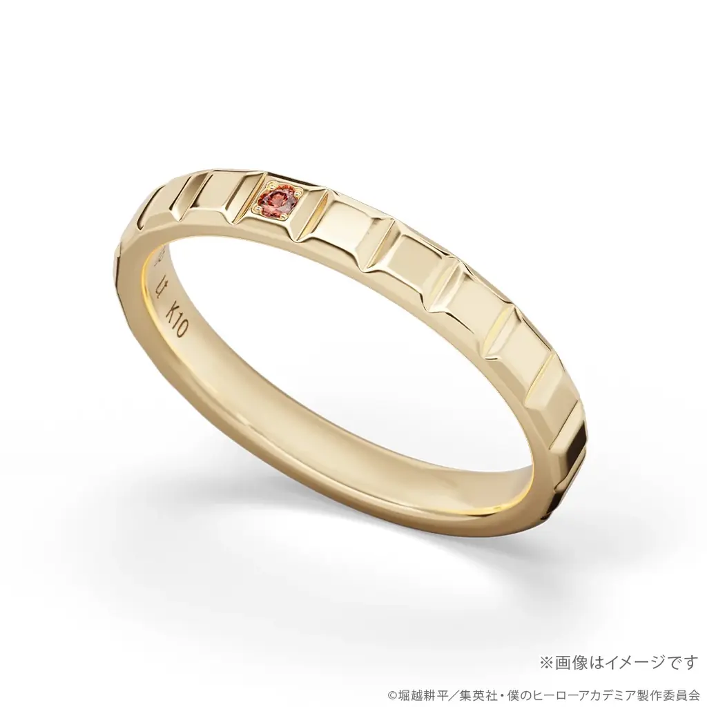 アニメ『僕のヒーローアカデミア』“個性”をモチーフにしたカラーストーンリング。緑谷出久、爆豪勝己、轟焦凍、オールマイト、死柄木弔、荼毘の全6種類 画像 6