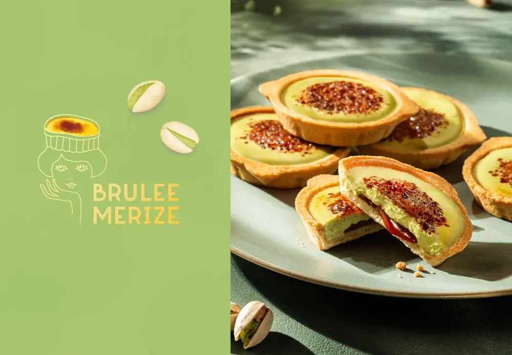 【春夏限定】東京駅で2年連続1位の『ブリュレクリームタルト』から“ピスタチオ味”が新登場！季節味も入った春ギフトも＜ブリュレメリゼ＞ 画像 1