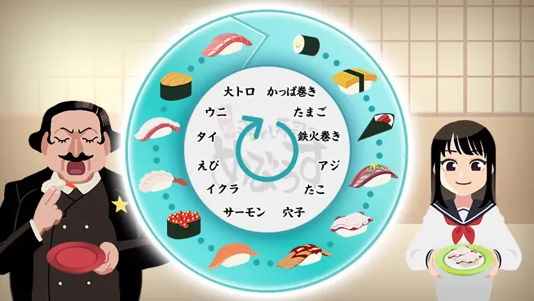 ヘイ、お待ち！！『元祖 落とし寿司 めびうす』本日2月26日(木)に、Nintendo Switch 2にて配信開始！伝説の寿司職人を目指すための「攻略の三則」と、開発者による記念メッセージを初公開！ 画像 8