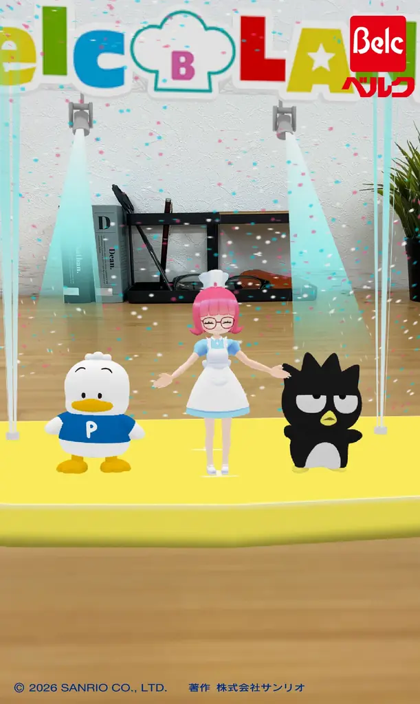 ベルクックとはぴだんぶいがデジタルフィギュア化　ARで楽しめる「ホロモデル」＆WebARコンテンツ配信開始 画像 5