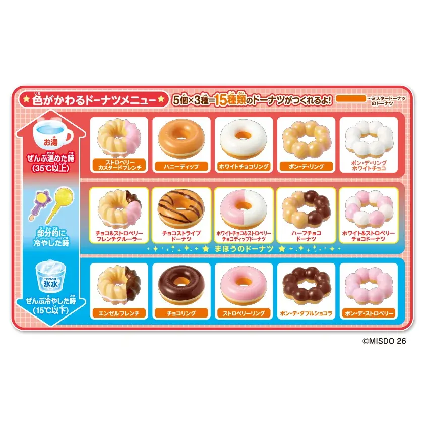【ミスタードーナツ】3月7日（土）から「かえちゃOh!!まほうのミスタードーナツ」を株式会社パイロットコーポレーションより玩具専門店他で発売 画像 6