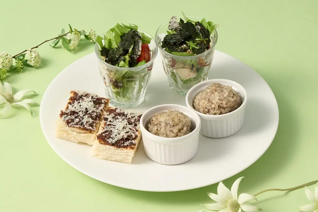 Minimalより、新緑の季節を彩る「和×チョコレート」アフタヌーンティーが登場。自分好みに仕立てる手包みフルーツ大福や、抹茶や甘納豆など和素材とカカオが織りなす、ここだけの限定メニュー 画像 9