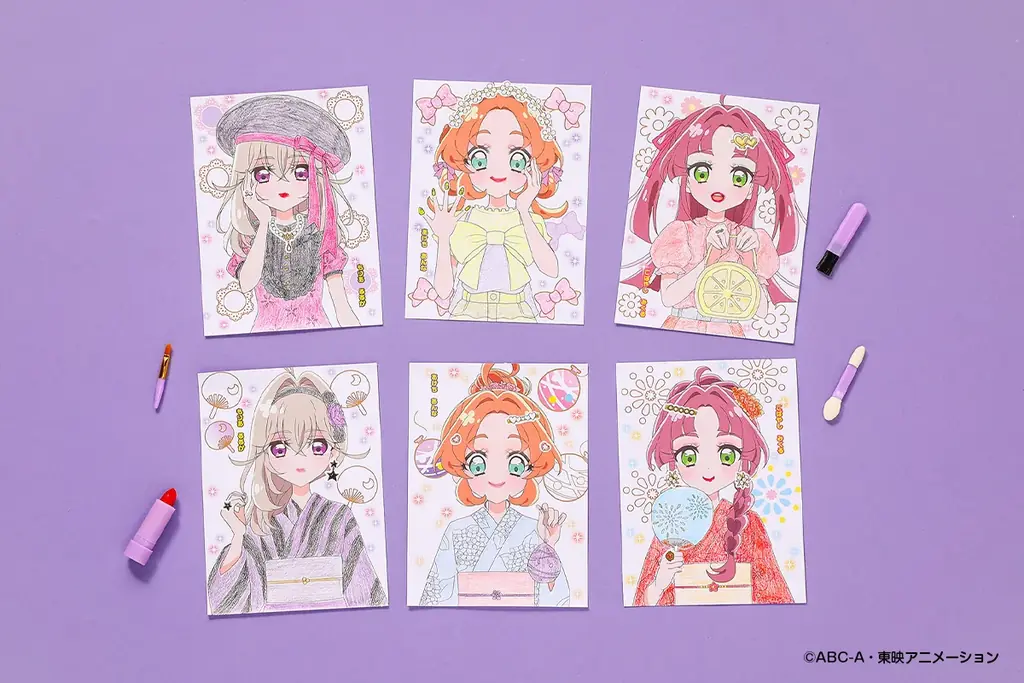 『名探偵プリキュア！』にメイクできる！　こどもの『好き』が詰まった全ページ描きおろしのぬりえ絵本が新登場 画像 2