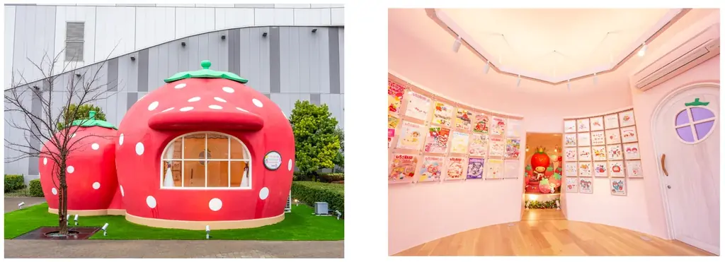 いちごのお家展示