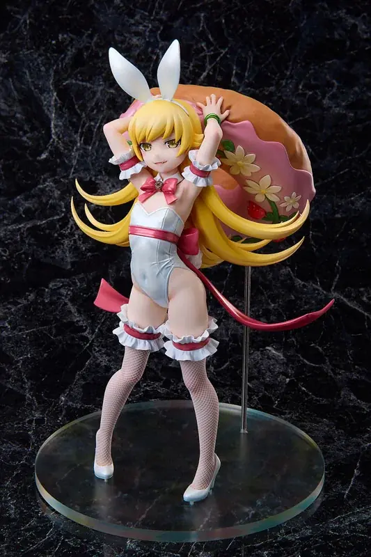 『〈物語〉シリーズ』より、「忍野忍」がオリジナルの白バニー衣装でフィギュア化。あみあみにて予約受付中。 画像 13