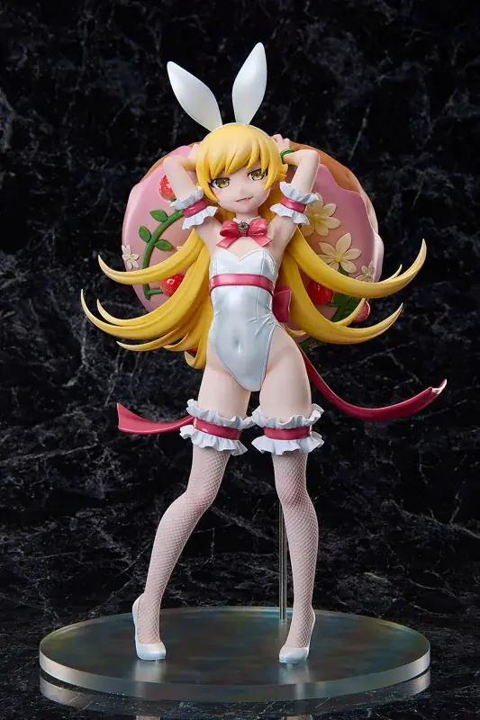 『〈物語〉シリーズ』より、「忍野忍」がオリジナルの白バニー衣装でフィギュア化。あみあみにて予約受付中。 画像 5