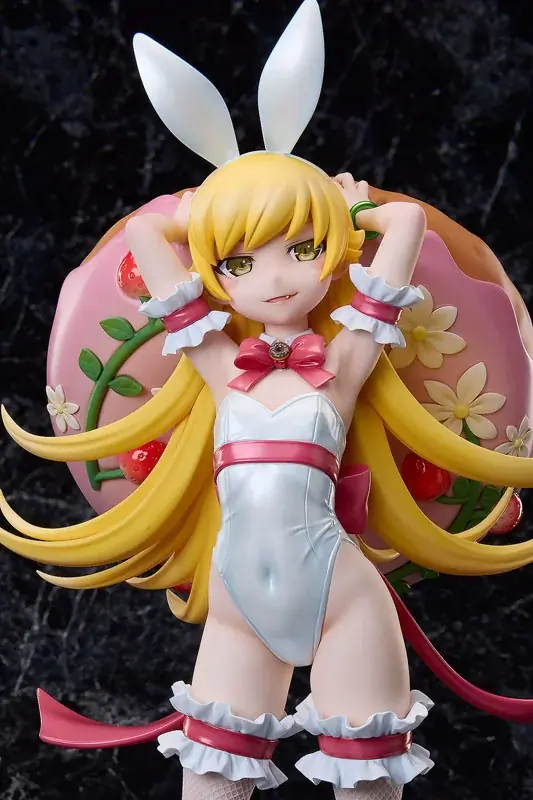 『〈物語〉シリーズ』より、「忍野忍」がオリジナルの白バニー衣装でフィギュア化。あみあみにて予約受付中。 画像 8