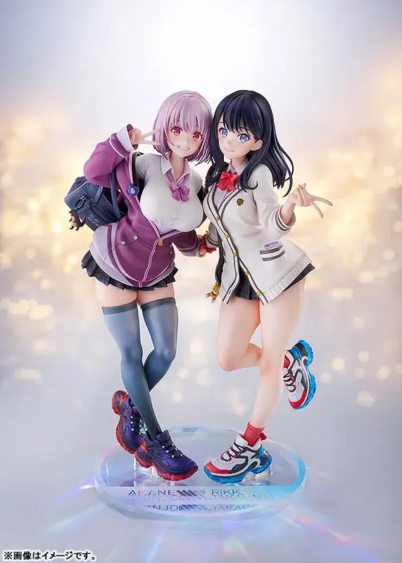 『SSSS.GRIDMAN』より、「宝多六花＆新条アカネ」がフィギュアで登場。トリダモノ氏による描き下ろしイラストを立体化。 画像 2