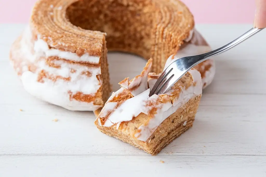 【春限定】アルプスの“山脈バウム”が桜の樹に。外サクッ中もちの絶品グルテンフリー「桜の樹ブレヴァン」2/28登場 画像 10