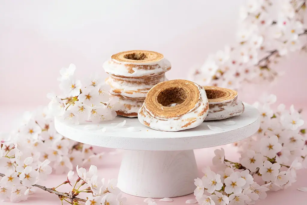 【春限定】アルプスの“山脈バウム”が桜の樹に。外サクッ中もちの絶品グルテンフリー「桜の樹ブレヴァン」2/28登場 画像 14