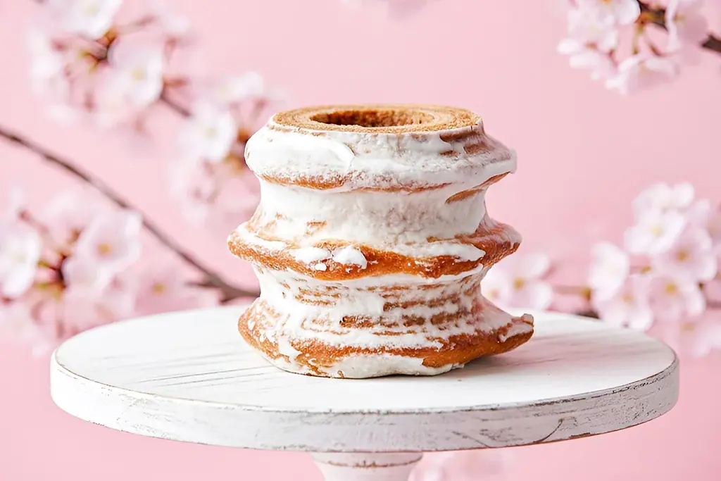 【春限定】アルプスの“山脈バウム”が桜の樹に。外サクッ中もちの絶品グルテンフリー「桜の樹ブレヴァン」2/28登場 画像 3