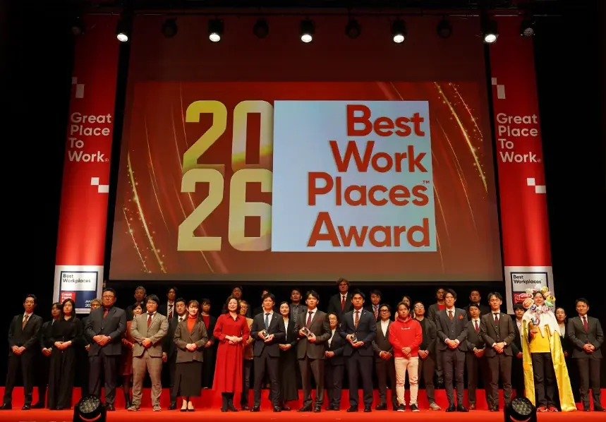 エンタメ業界唯一、GPTW主催「働きがいのある会社」中規模部門 選出！社員が自ら選ぶ成長が、幸福と組織力を生む 画像 1