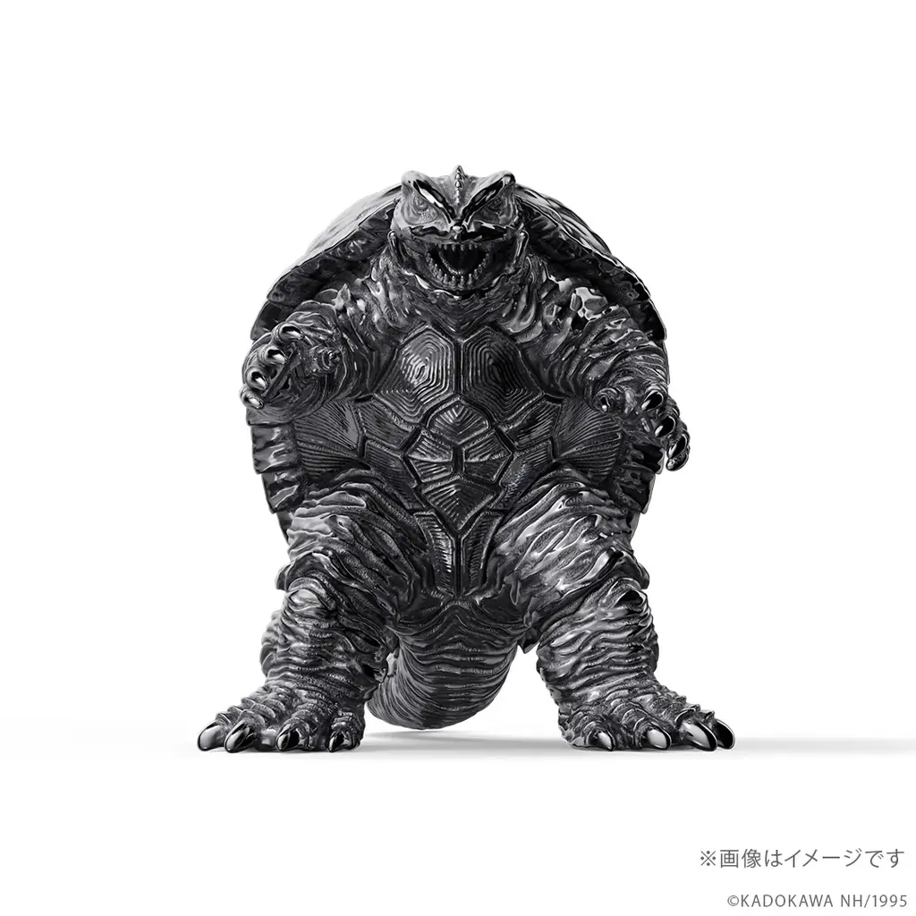 数量限定「ガメラ」フィギュア。鋭い牙や、力強い手足、重厚な甲羅、しなやかに伸びる尻尾など細部にまでこだわり表現 画像 24