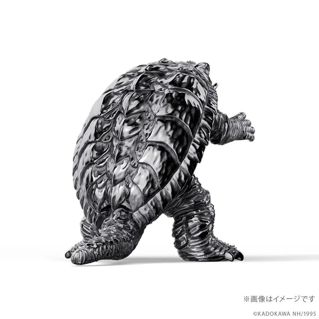 数量限定「ガメラ」フィギュア。鋭い牙や、力強い手足、重厚な甲羅、しなやかに伸びる尻尾など細部にまでこだわり表現 画像 25